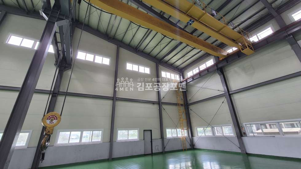 경기 김포시 양촌읍 학운리 호이스트 10톤 동력 200kw 사무실 기숙사 모두 갖춘 대형공장임대 월세 매물번호 10063 사진 7