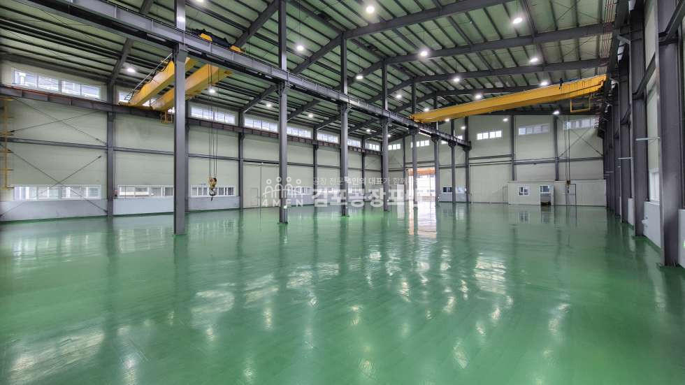 경기 김포시 양촌읍 학운리 호이스트 10톤 동력 200kw 사무실 기숙사 모두 갖춘 대형공장임대 월세 매물번호 10063 사진 9