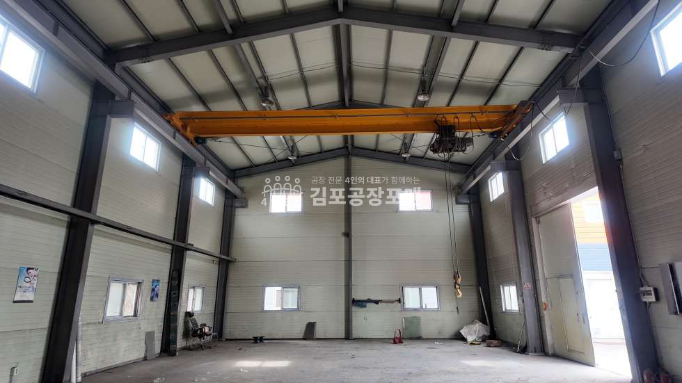 경기 김포시 대곶면 석정리 1동 5T 호이스트 + 전기 많은 60평 소형 임대공장 월세 매물번호 10196 사진 4