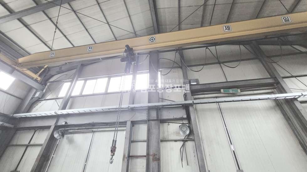 경기 김포시 대곶면 대곶IC 인접 고전력 300Kw 호이스트 2기 사무실 有 단독공장 임대 월세 매물번호 10217 사진 10