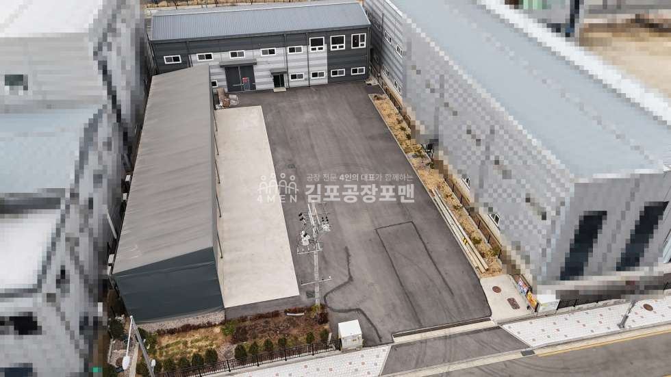 경기 김포시 양촌읍 1동 학운산업단지 넓은 단독마당 사무실 갖춘 공장임대 월세 매물번호 10194 사진 2